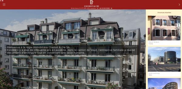 Régie Chamot - Agence immobilière à Lausanne VD