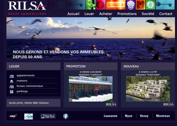 Rilsa - Agence immobilière à Lausanne VD