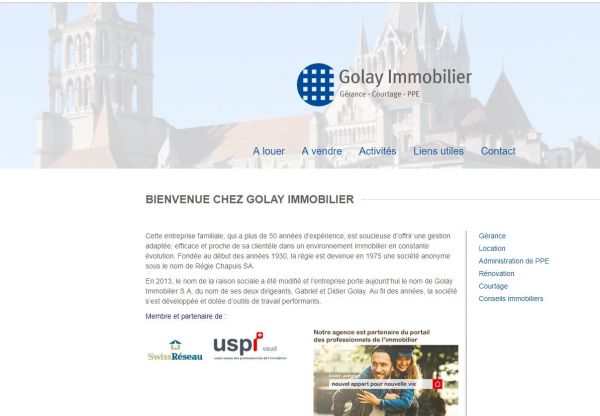 Golay Immobilier - Agence immobilière à Lausanne VD