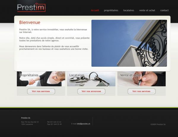 Prestim SA Lausanne - Votre Partenaire de Confiance en Immobilier