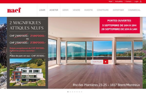Naef Immobilier Lausanne: Votre Expert Immobilier en Suisse Romande