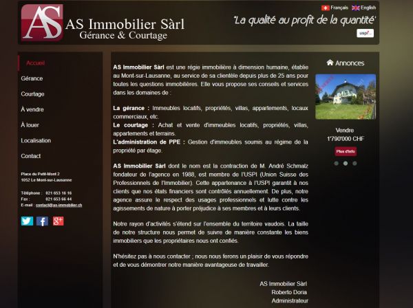 AS Immobilier Lausanne : Expertise et Service Immobilier de Qualité